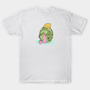 Crocheting Frog T-Shirt